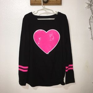 Girls gymnast black long sleeve